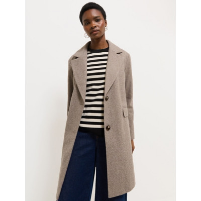 George Taupe Longline Formal Coat | George