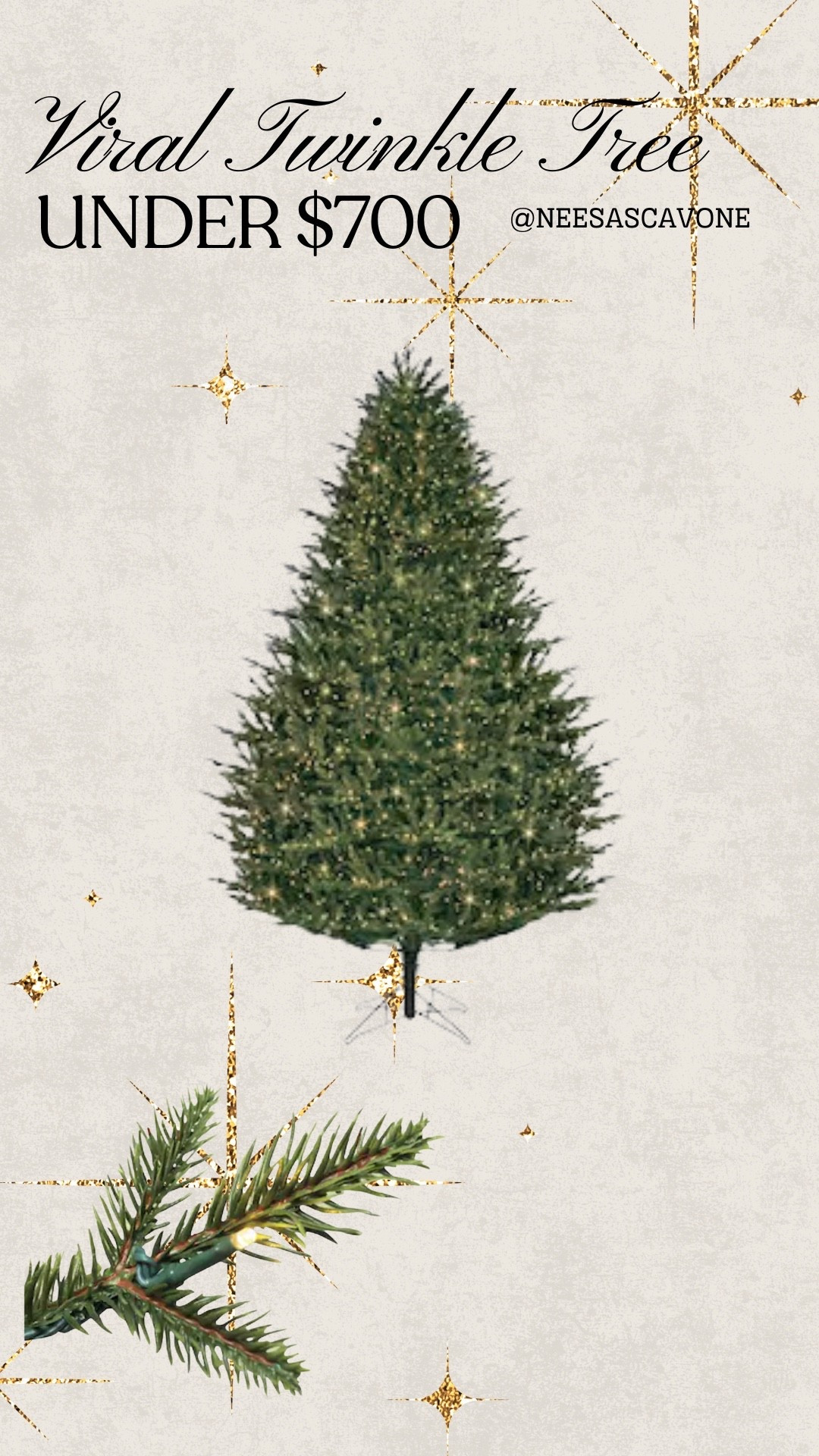 ✨ The viral twinkle tree everyone is obsessed with… but for less ✨
This pre-lit beauty is under $700 (compared to the $1,000+ versions 👀). Perfect if you’re ready to elevate your holiday decor without breaking the bank. Tap to shop before it sells out again! 🎄💫 #twinkletree #viraltree #holidaydecor #christmastree #holidaytrends #christmasdecor #ltkholiday #ltkhome #ltkdecor #ltkfinds #homedecor #holidayseason #holidayhome #ltkunder1000 #ltkunder700 #decorinspo #viraltiktokfinds #christmasready #holidaystyle #ltkchristmas

#LTKFallSale #LTKSeasonal #LTKHome