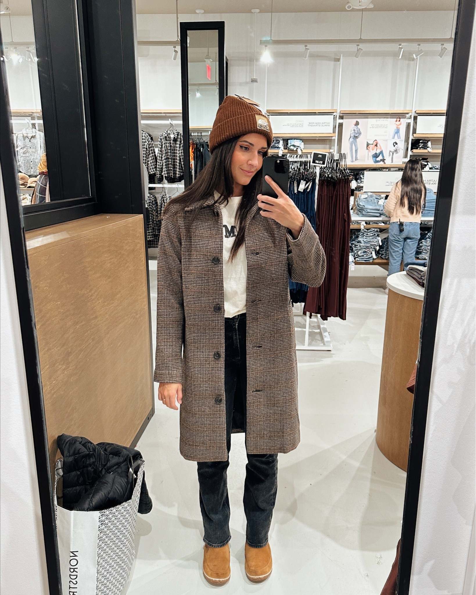 Finally found a new beanie for fall! Love this north face one from Urban! Also don’t sleep on these cute abercrombie coats! The patterns are so perfect👏🏼 #fall #fallcoat #trenchcoat #dadcoat #abercrombie #revolve #northface #beanie #fallbeanie #falloutfits  #fallhiking #fallfinds #plaidshirt #uggs #uggboots

#LTKSeasonal #LTKHalloween #LTKstyletip