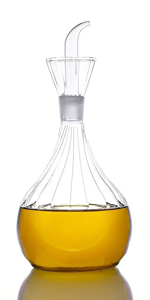 HAIZEEN 13 ounce/380 ml Olive Oil and Vinegar Dispenser Glass Cruet Decanter for Kitchen,Lab glas... | Amazon (US)