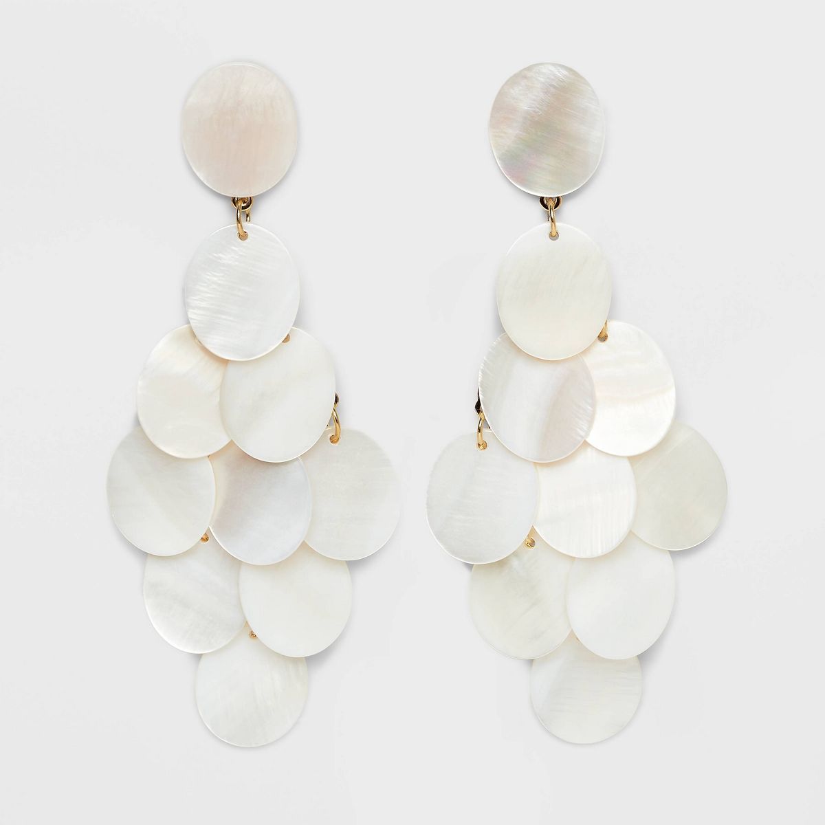 Mother of Pearl Kite Drop Earrings - A New Day™ Pink | Target