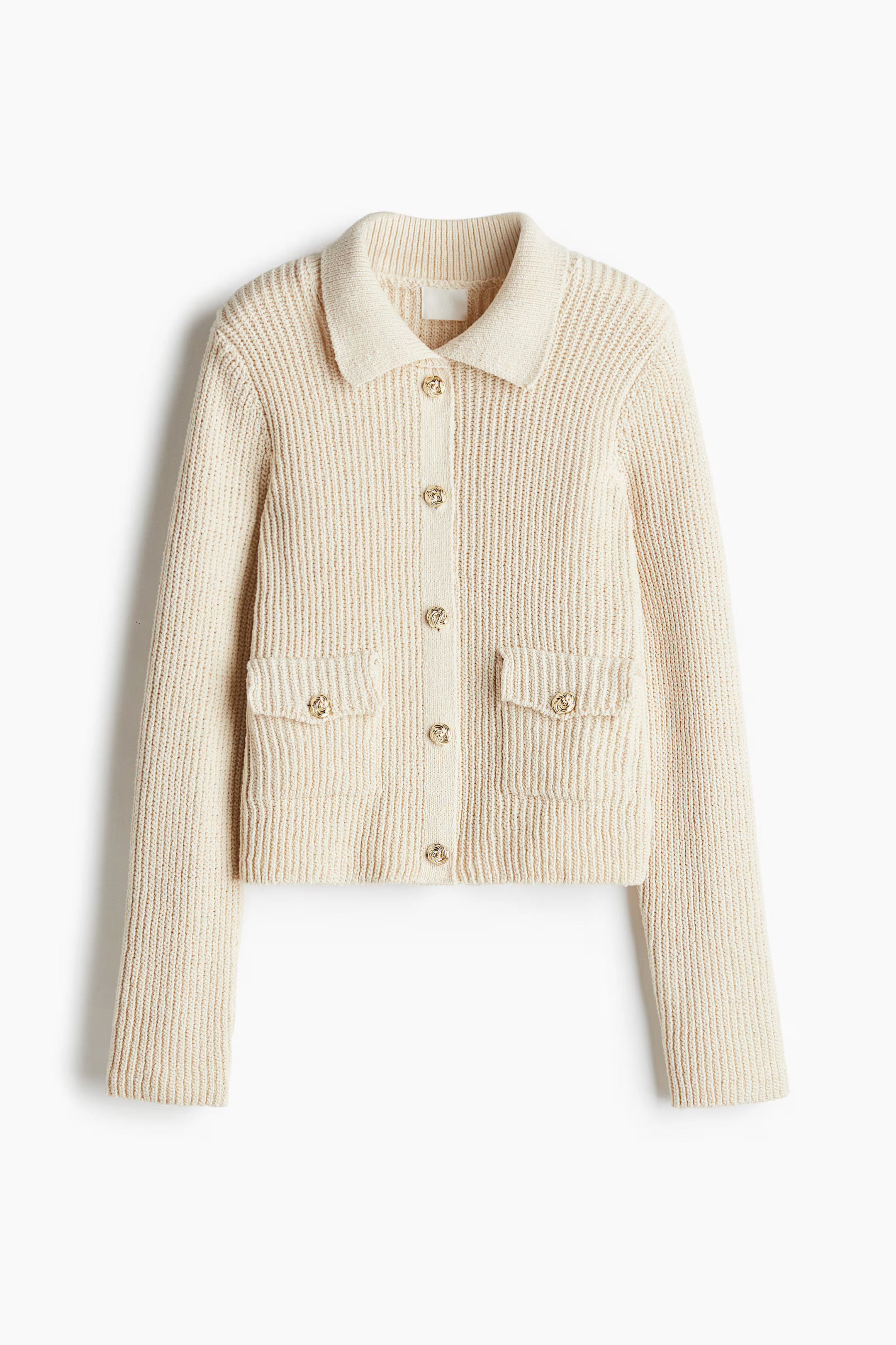 Rib-knit cardigan | H&M (UK, MY, IN, SG, PH, TW, HK)
