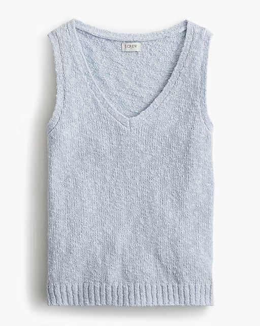 V-neck beach sweater-tank | J.Crew Factory
