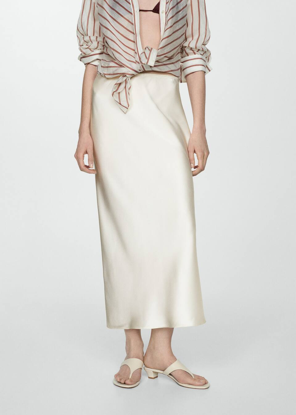 Search: Cream satin midi (5) | Mango United Kingdom | MANGO (UK)