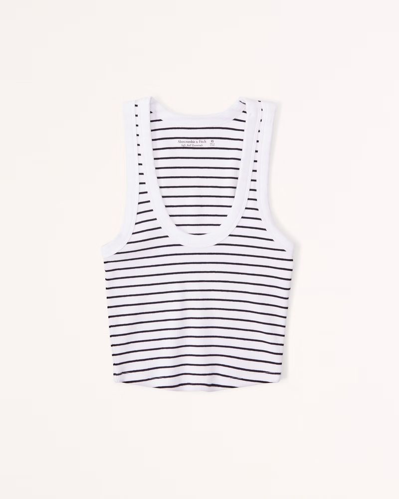 Women's Essential Scoopneck Tank | Women's New Arrivals | Abercrombie.com | Abercrombie & Fitch (US)