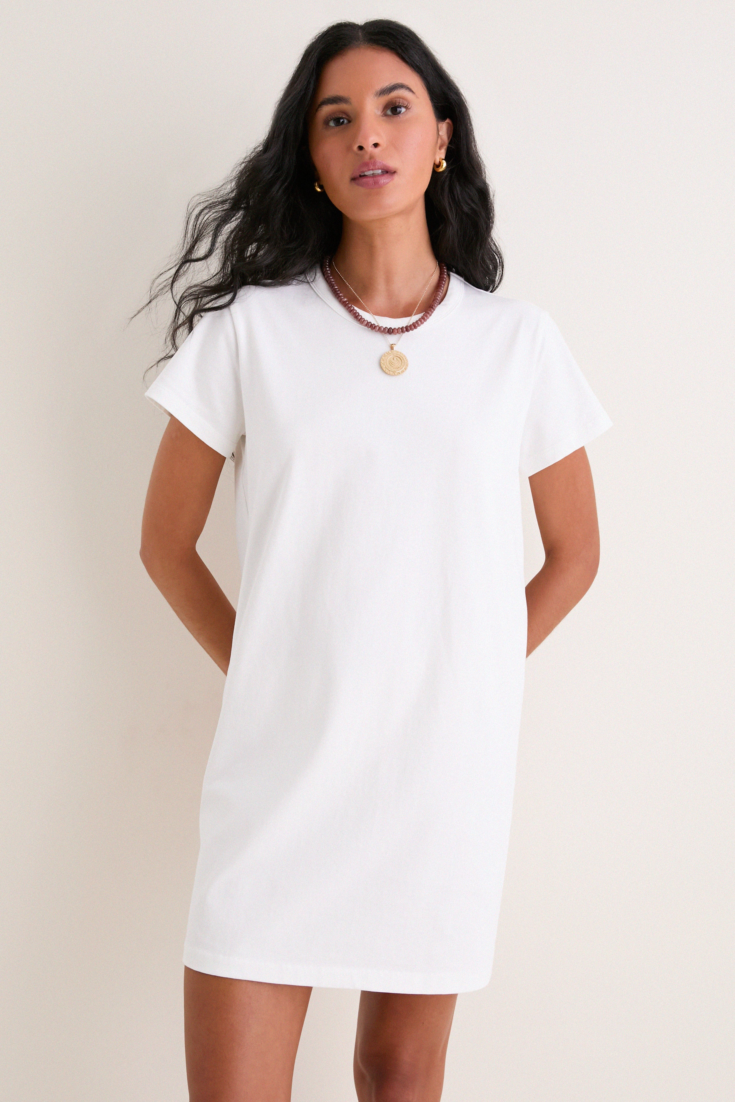 White Parker Mini Dress | Tuckernuck (US)