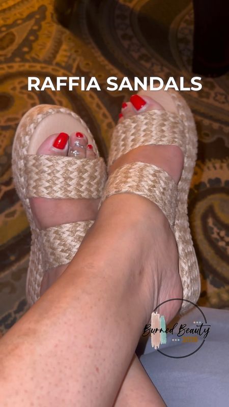 Platform Raffia Sandals💛 I picked up so many cute sandals over the past couple weeks!

summer sandals, slide sandals, slides, sandals, summer outfits 

#LTKFindsUnder50 #LTKShoeCrush #LTKVideo