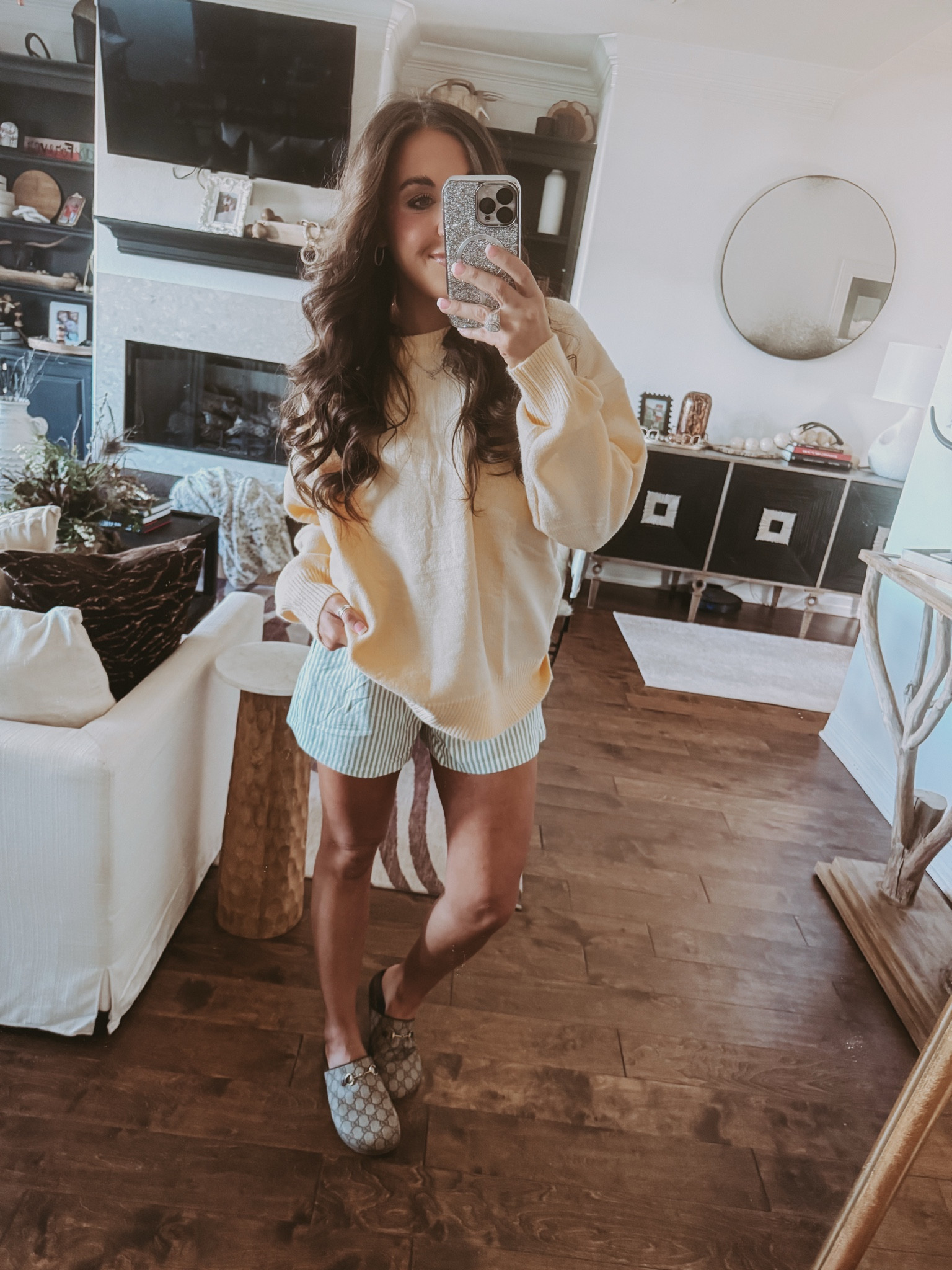 Loving this comfy oversized sweater (S) with matching shorts (S - needed XS - run very big). Perfect for a relaxed day out!


#LTKSaleAlert #LTKootd #LTKPetite