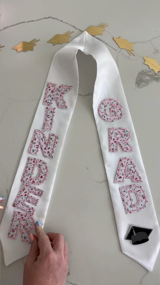 Diy graduation stole, kindergarten graduation stole 

#LTKSeasonal #LTKKids