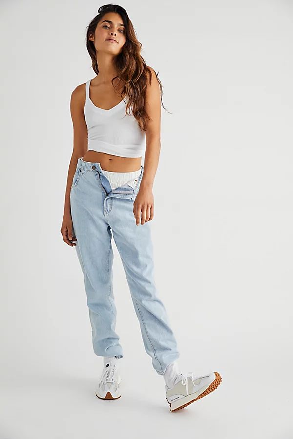 Rolla's Elle Jeans by Rolla's at Free People, NIna Blue Oraganic, 25 | Free People (Global - UK&FR Excluded)