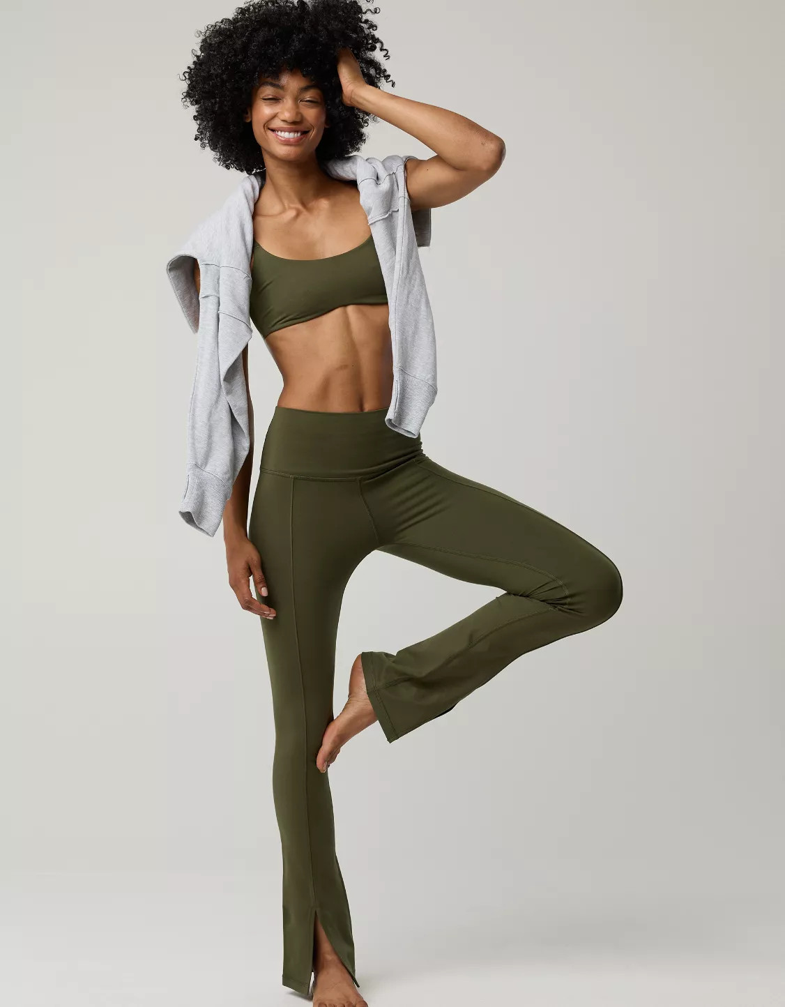 OFFLINE By Aerie The Hugger Mini Flare Legging | American Eagle Outfitters (US & CA)
