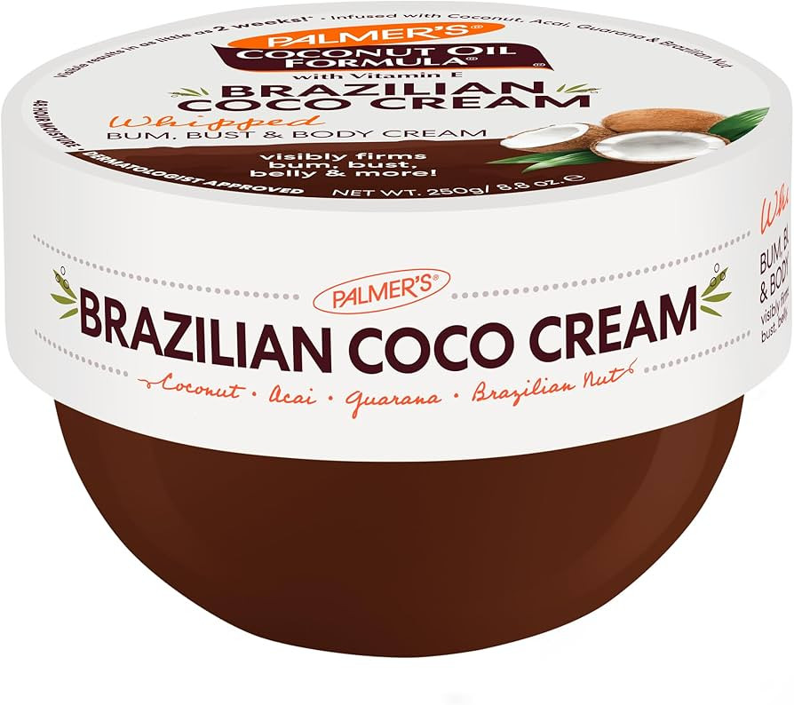 Palmer's Coconut Oil Formula Brazilian Coco Cream with Vitamin E, 8.8 Fl Oz, Whipped Bum, Bust & ... | Amazon (US)
