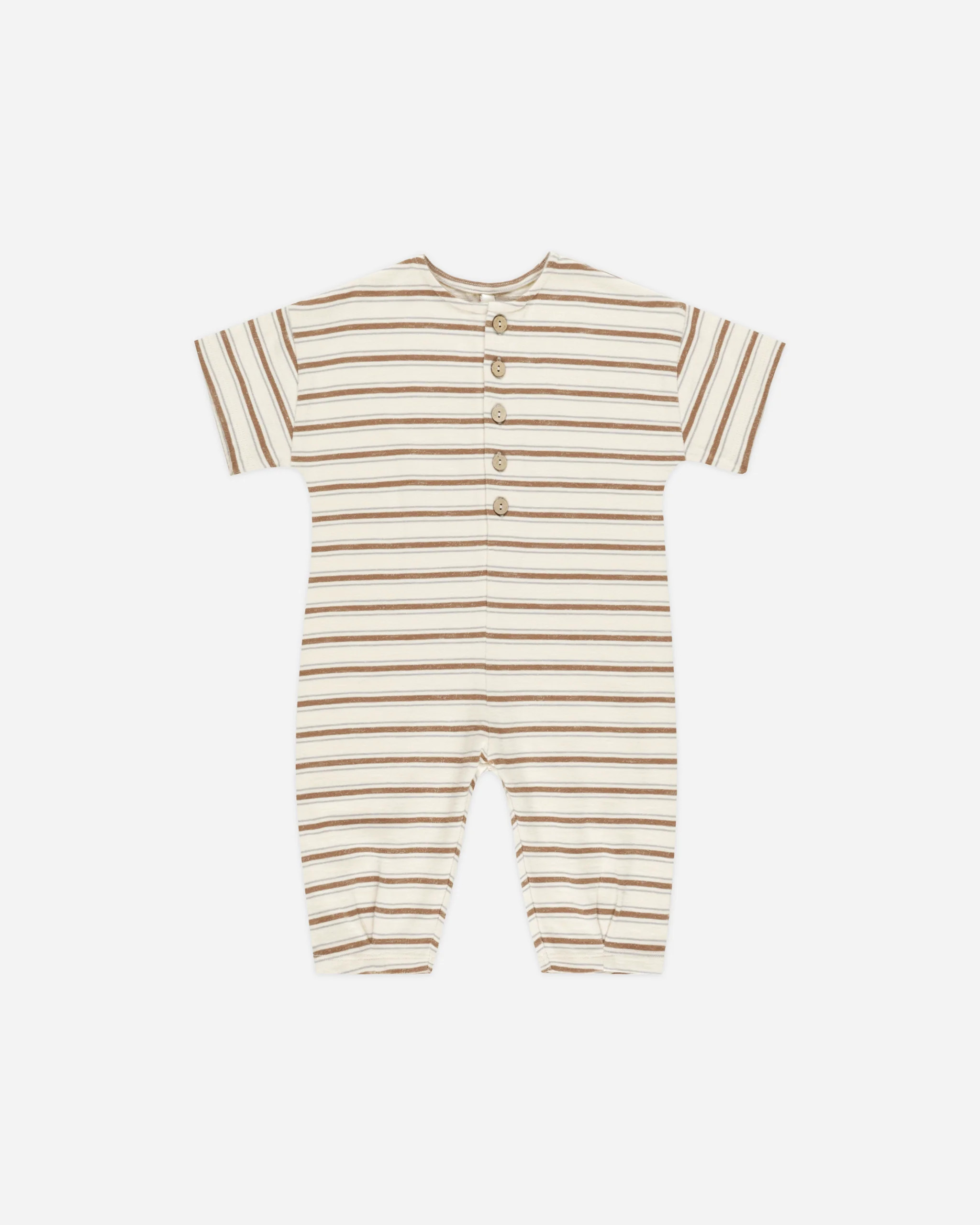 Hayes Jumpsuit || Saddle Stripe | Rylee + Cru