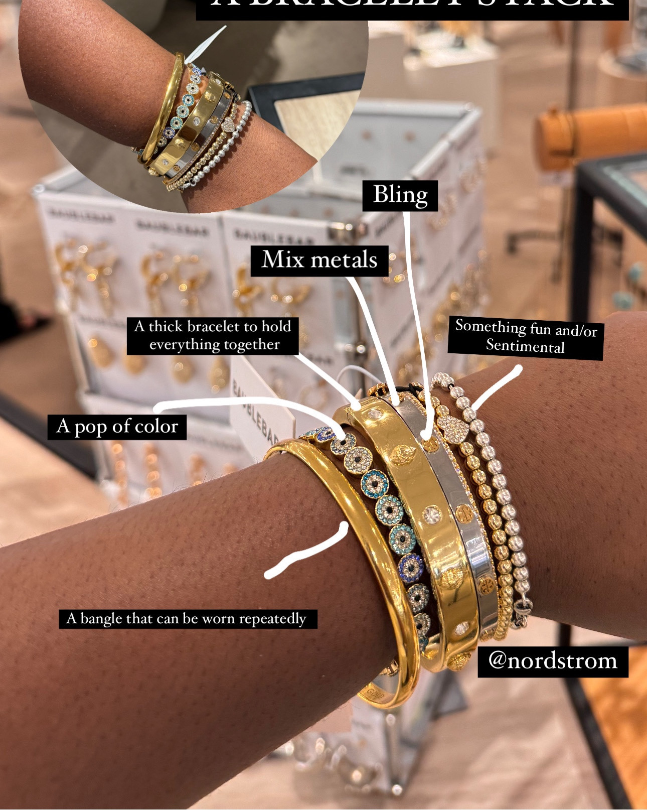 Teaching you how to bracelet stack… very mindful 🫶🏾 very demure!! Shop this look

#LTKStyleTip #LTKFindsUnder100