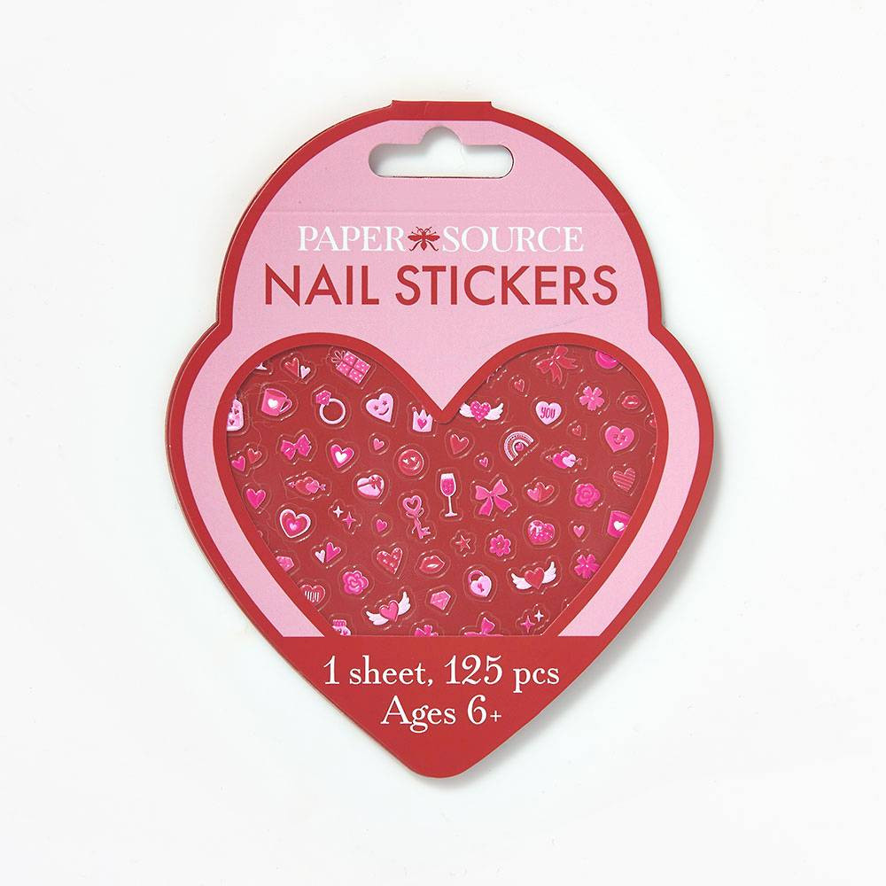 Valentine Nail Stickers | Paper Source | Paper Source