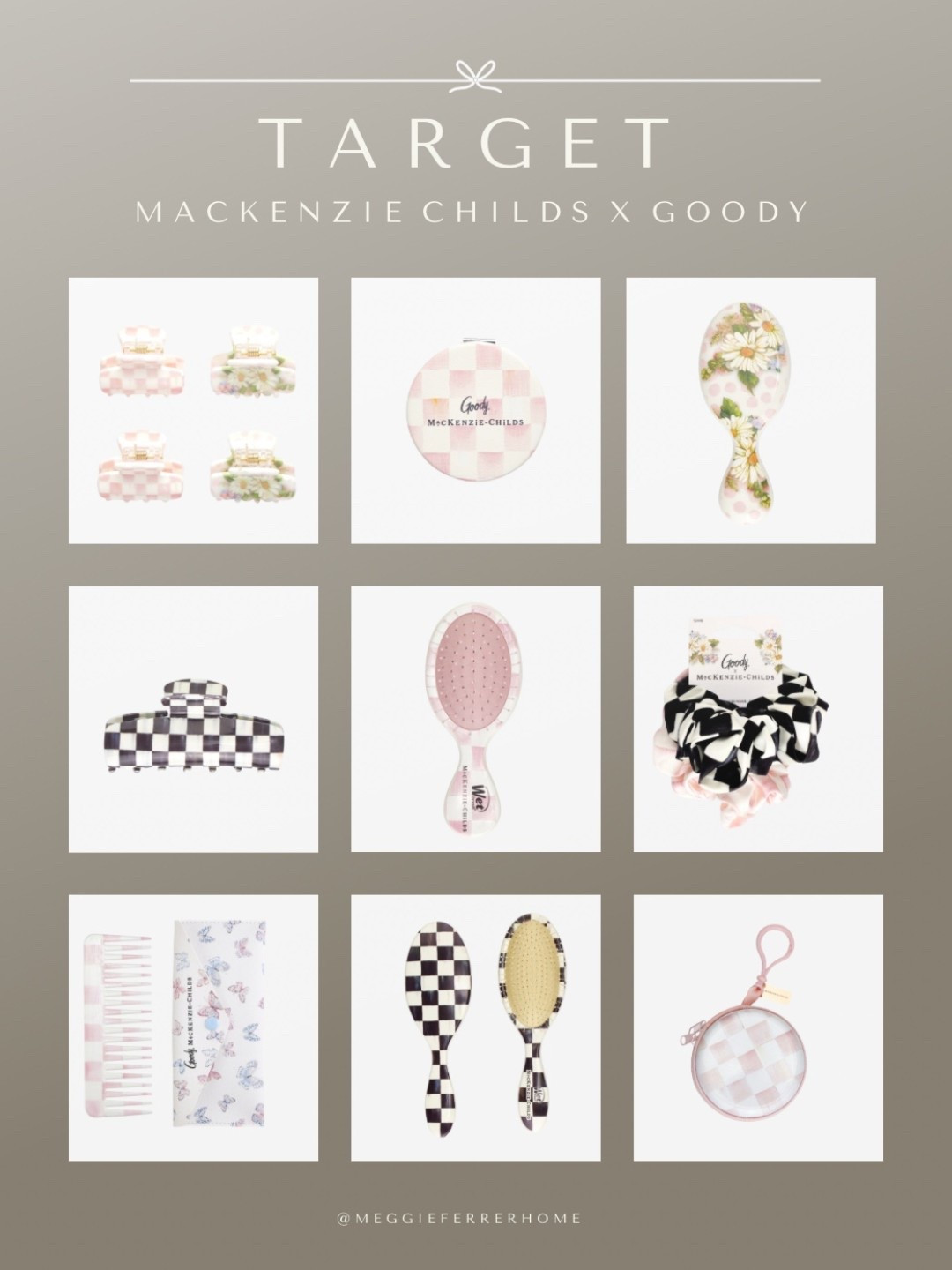 This new Mackenzie-Childs x Target drop is giving designer details without the designer price… and you already know I ran. 🏃🏻‍♀️

From the cutest hair clips to the prettiest brushes + accessories… everything feels so feminine, fun, and elevated ✨

These are the kind of little everyday pieces that just make you feel put together (and they’re going to sell out fast 👀)

#targetfinds #targetstyle #targethome #mackenziechilds #ltkhome #ltkfinds #ltkunder50 #amazonhomefinds #homeinspo #cozystyle #femininehome #designinspo