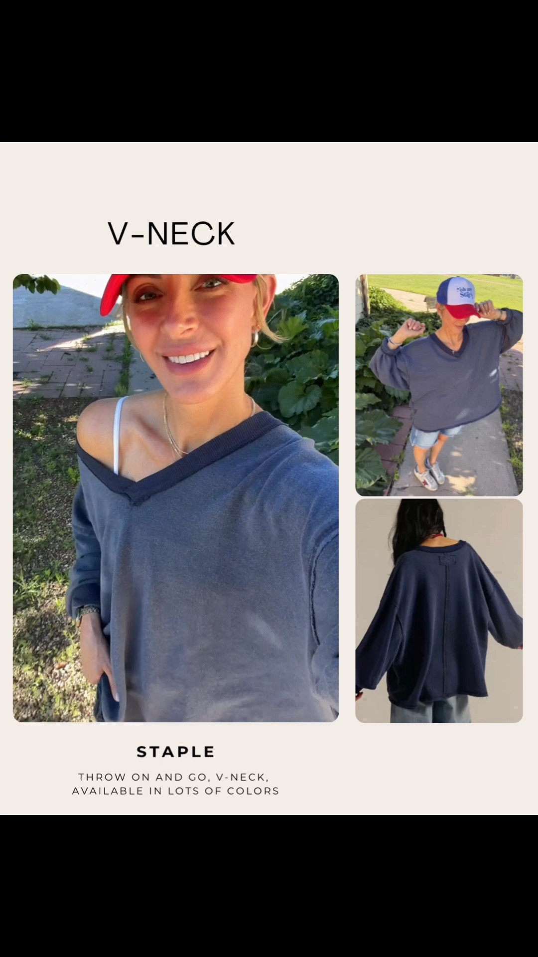 Staple piece. Runs oversized. Available in lots of colors.

#LTKdayinmylife #LTKActive #LTKOver40