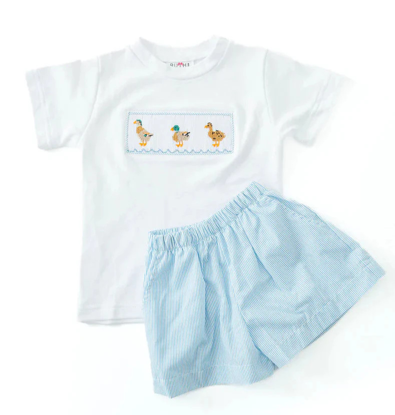 Ruth and Ralph Ducks Beau Shorts Set | JoJo Mommy