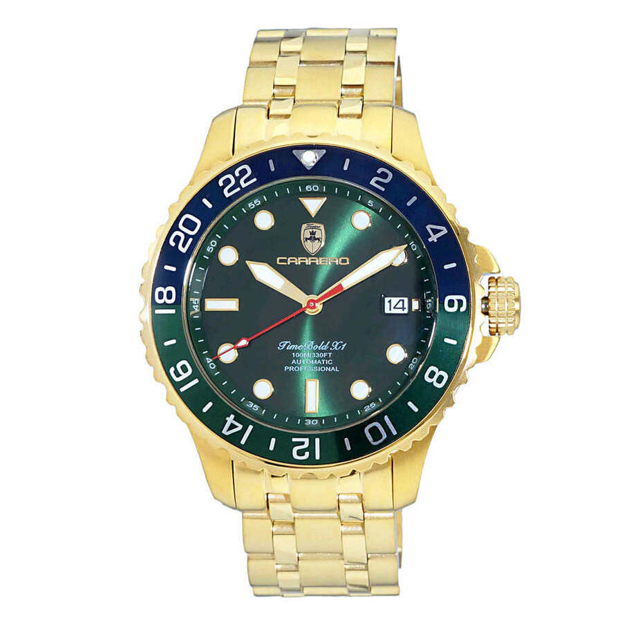 Torino Carrero Time Bold - X1 Green Dial Mens Watch C1G737GN-BU | Jomashop.com & JomaDeals.com