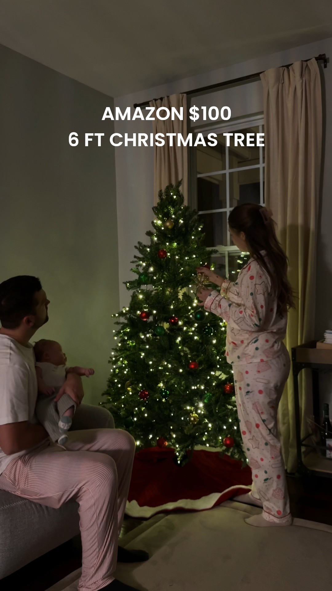 Christmas tree was only $100 and turned out so so good! even has a remote for different colors and a timer! Such a good find! 

#LTKHoliday #LTKHome #LTKmomlife