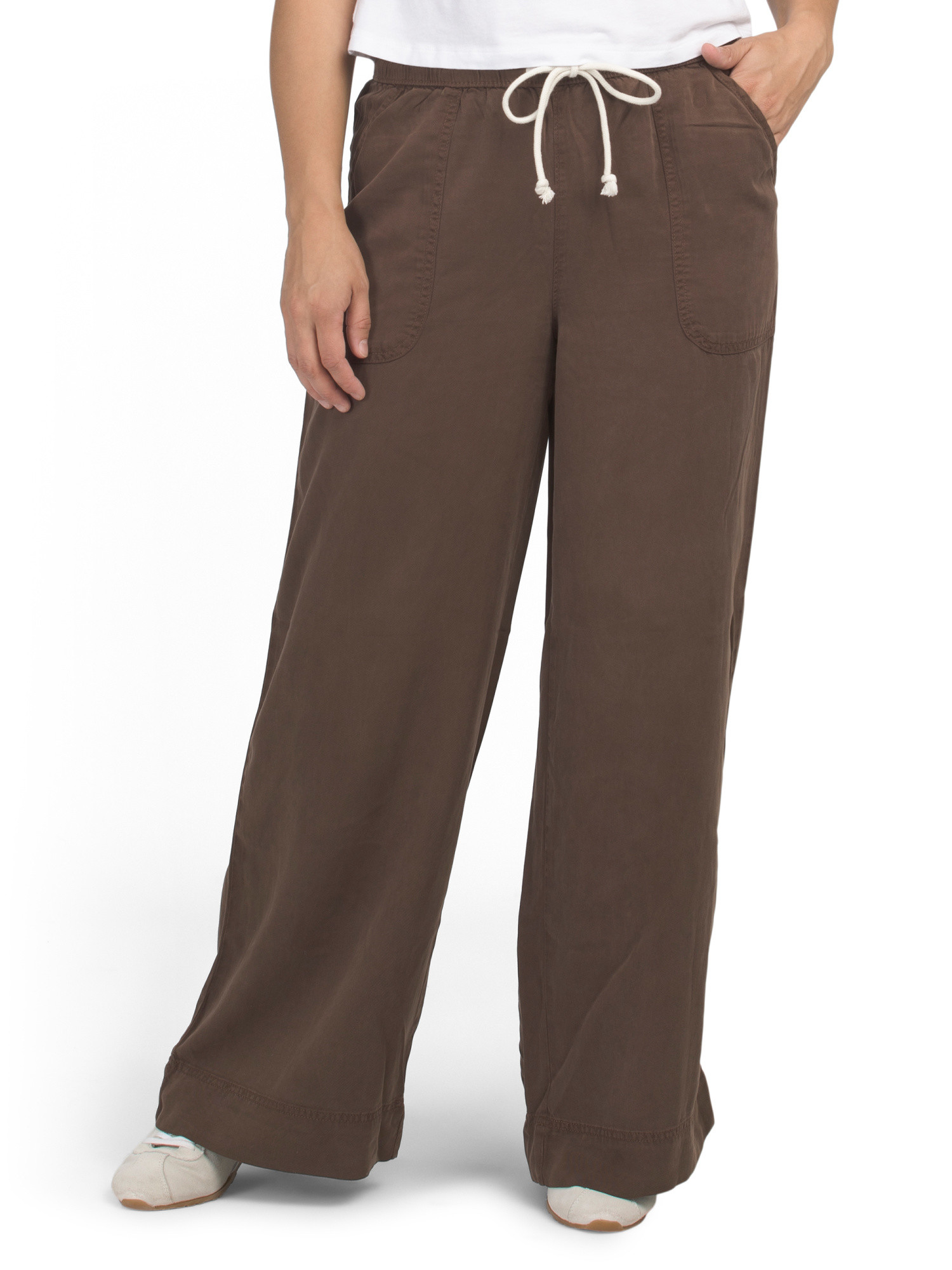 Wide Leg Pull On Pants With Pork Chop Pockets | Clothing | Marshalls | Marshalls