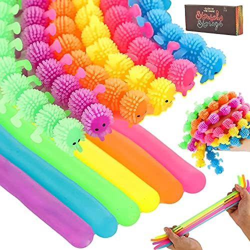 KLT Sensory Toys Fidget Noodles: Textured Sensory Toys for Autistic Children, Fidget Toys for Kid... | Amazon (US)