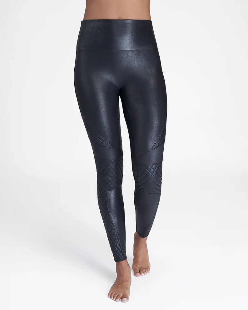 Faux Leather Quilted Leggings | Spanx