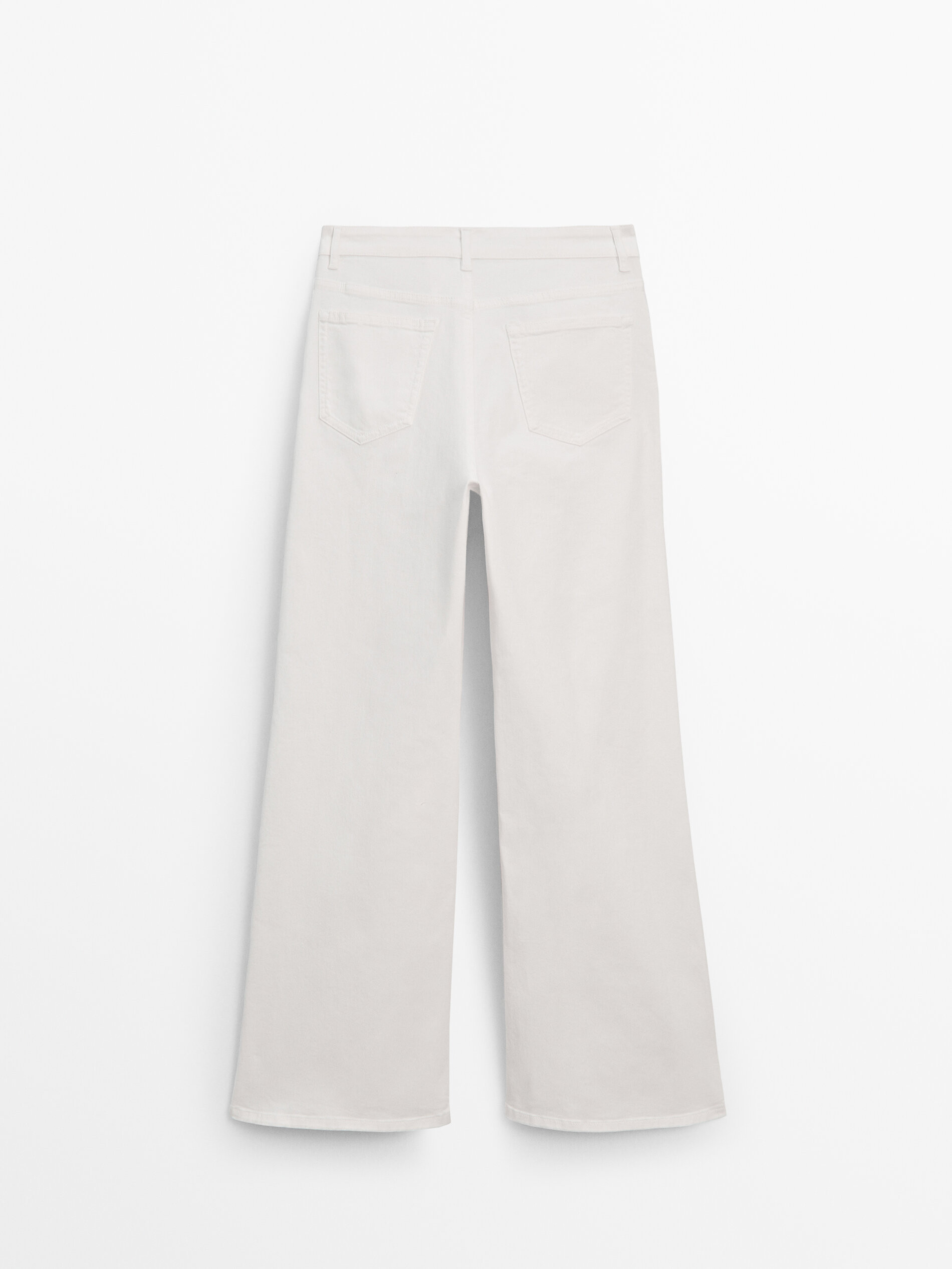 Flare-fit high-waist jeans | Massimo Dutti UK