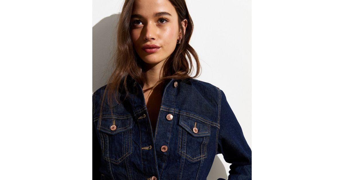 Navy Denim Jacket | New Look | New Look (UK)