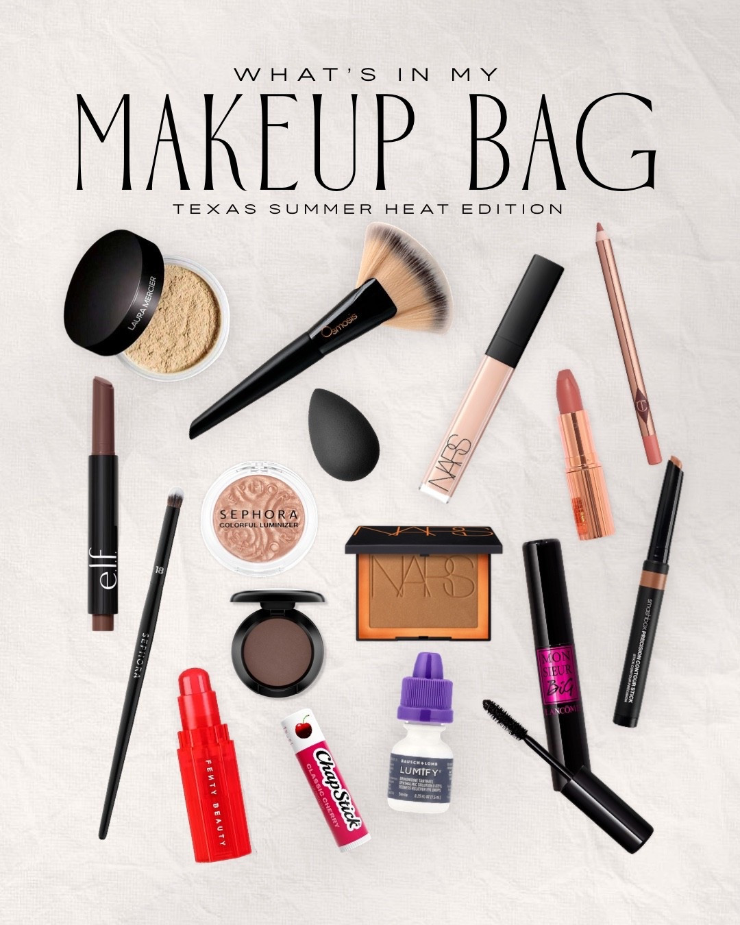 Texas summer heat makeup that actually stays put ☀️🔥 These are the tried-and-true beauty products that have earned a permanent spot in my makeup bag, from lightweight coverage and setting powder to cream bronzer, waterproof mascara + the lip combo I keep reaching for. Basically, my everyday makeup essentials for surviving the Texas heat without my face melting off. 🤍

#SummerMakeup #MakeupMustHaves #BeautyFavorites #EverydayMakeup #HeatProofMakeup #MakeupOver40 #SummerBeauty #LTKBeauty

#LTKselfcare #LTKSeasonal #LTKOver40
