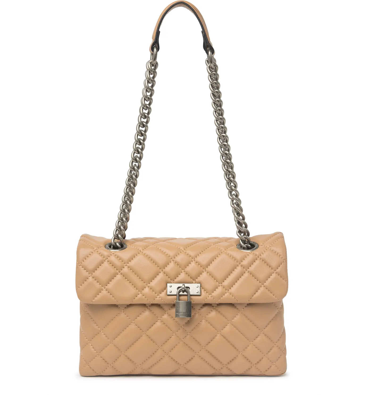 Rating 5out of5stars(5)5Brixton Diamond Quilted Leather Pad Lock Shoulder BagKURT GEIGER | Nordstrom Rack