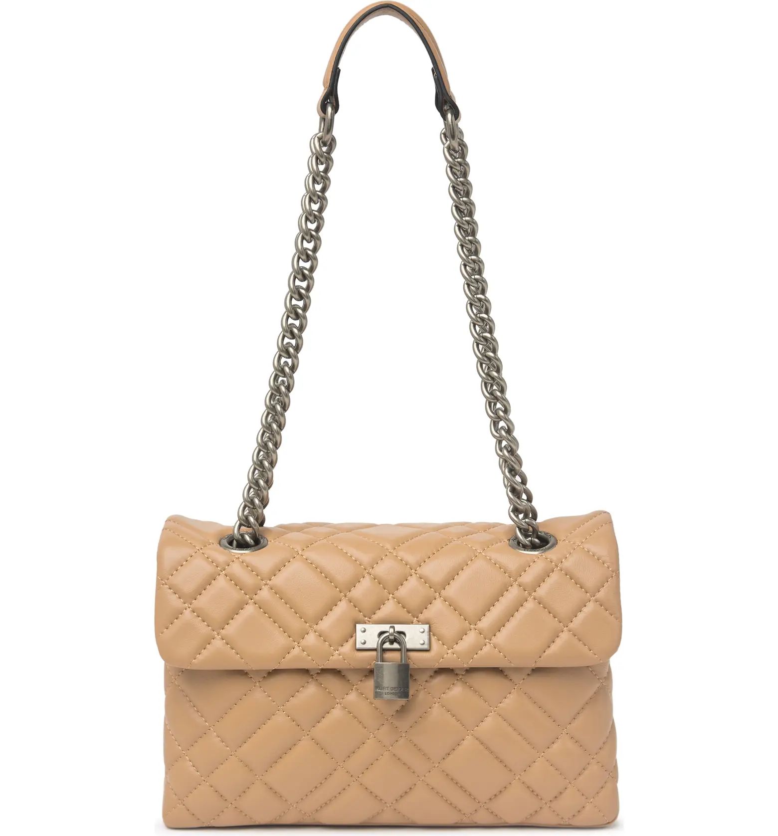 Rating 5out of5stars(5)5Brixton Diamond Quilted Leather Pad Lock Shoulder BagKURT GEIGER | Nordstrom Rack