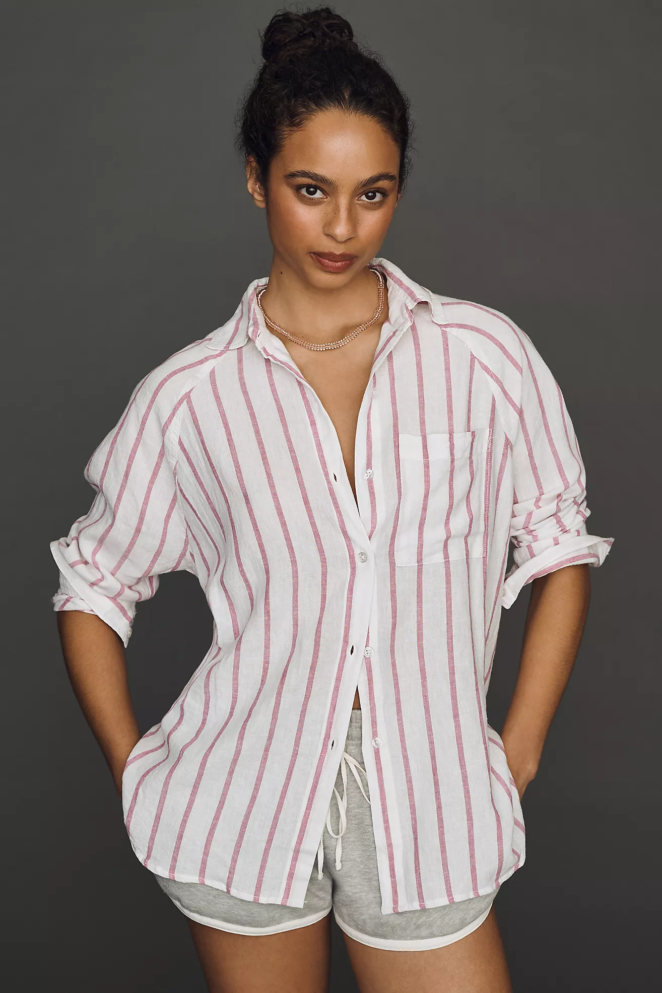 Z Supply Long-Sleeve Buttondown Top | Anthropologie (US)