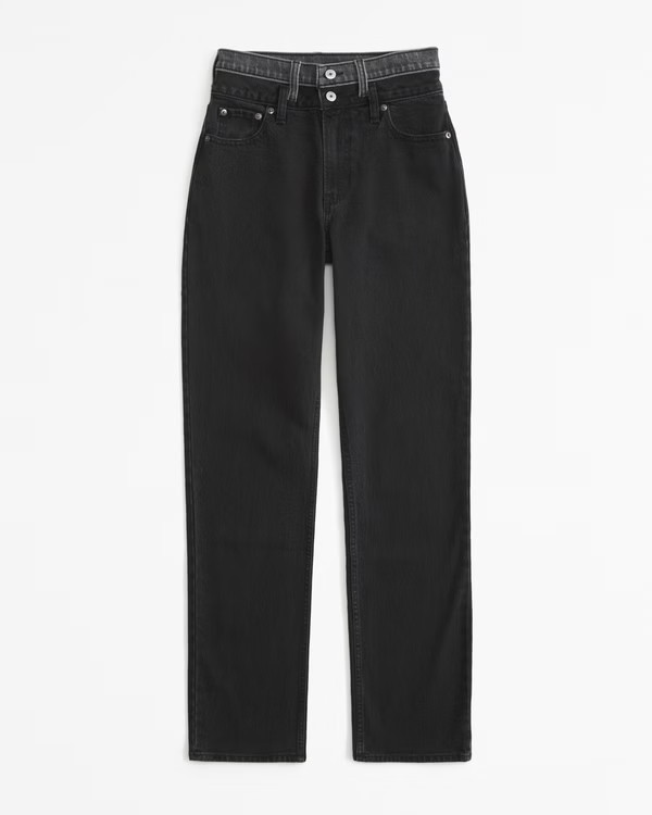 Ultra High Rise 90s Straight Jean | Abercrombie & Fitch (US)