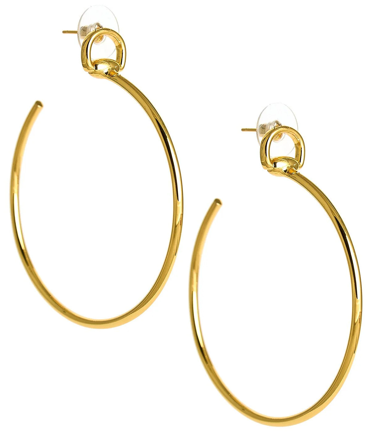 Large Horsebit Hoop - 18k Gold Plated | Lisi Lerch Inc