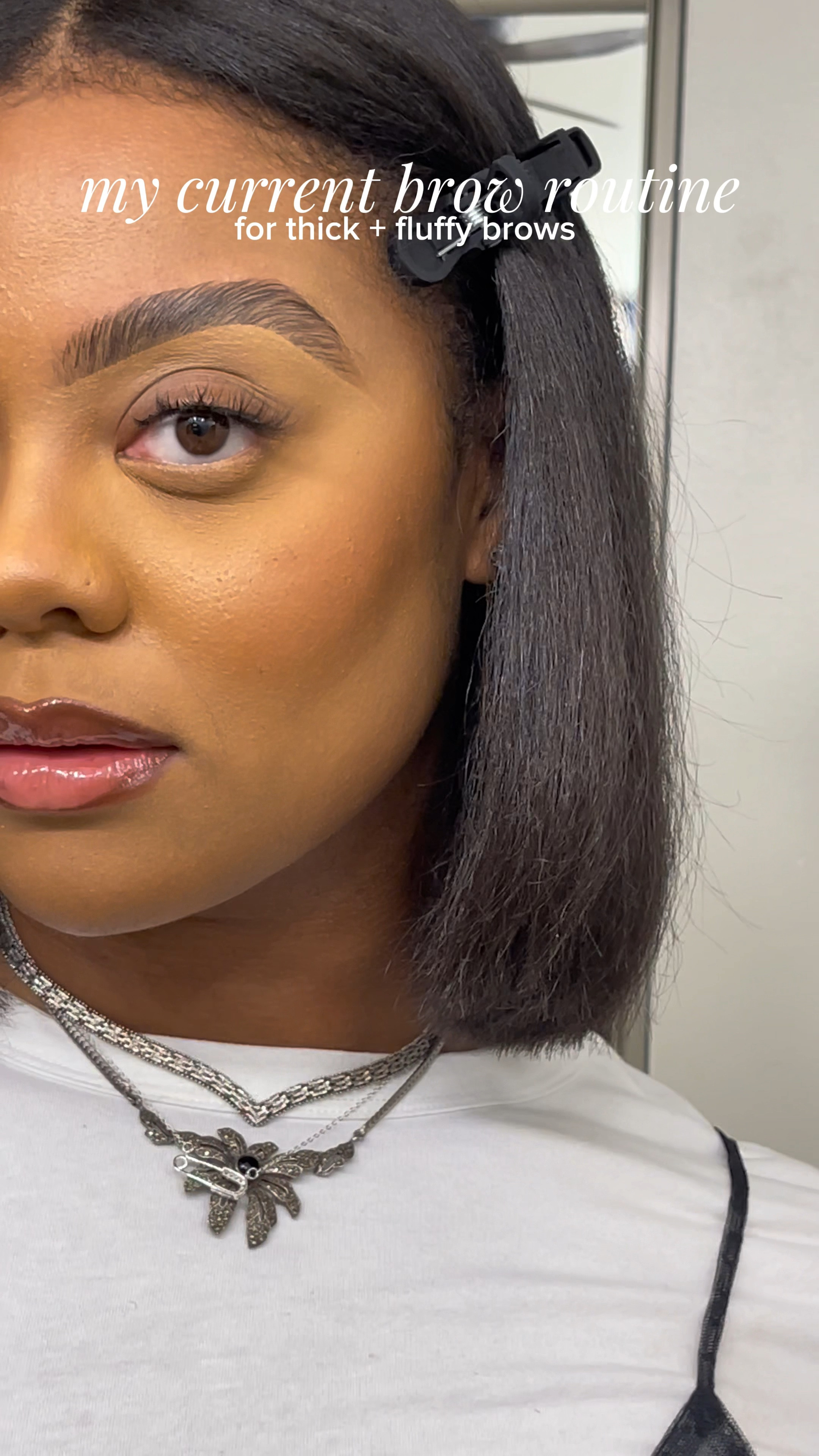 My thick and fluffy brow routine. 🖤

#LTKfindsunder100 #LTKbeauty