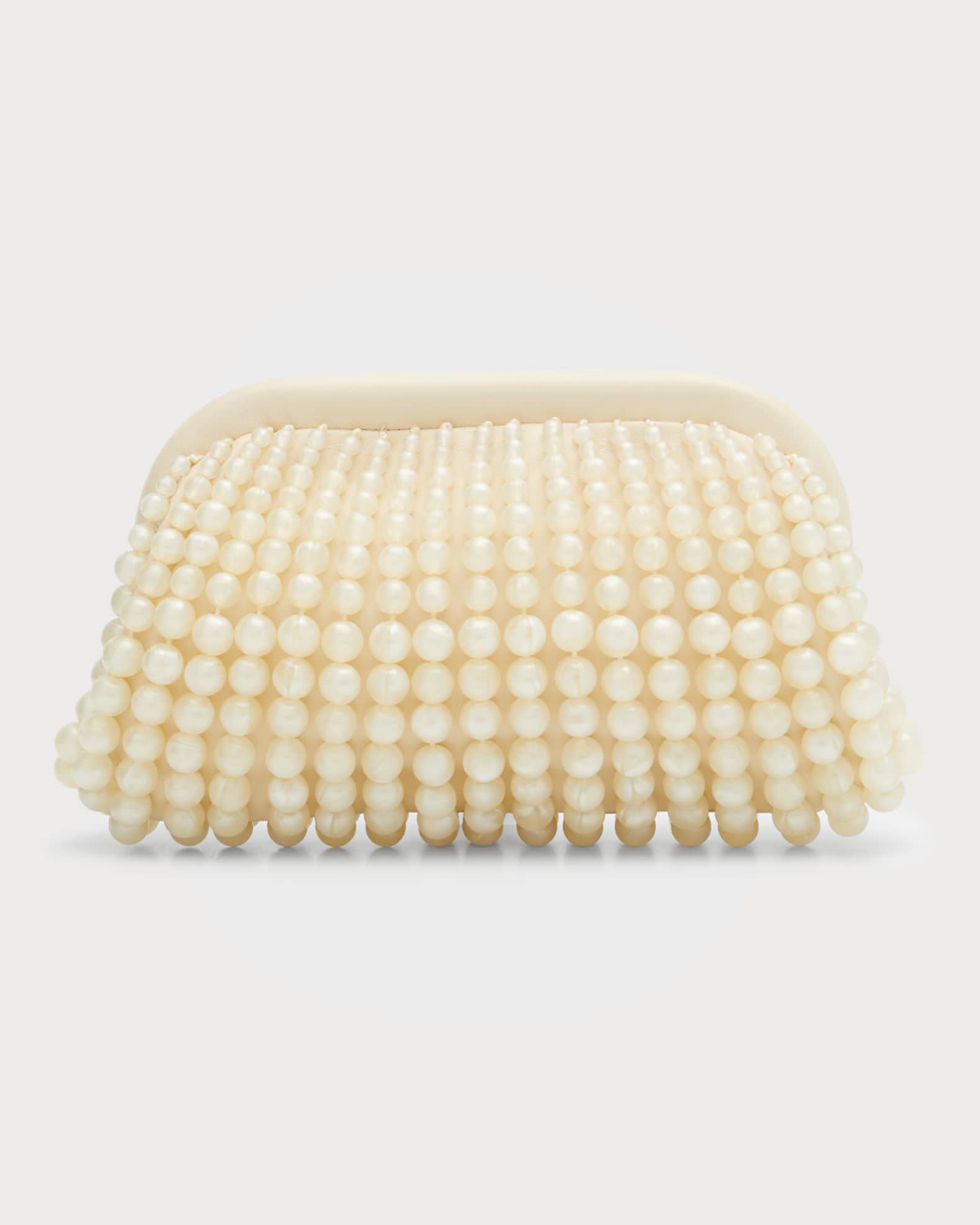 Nia Pearly Beaded Clutch Bag | Neiman Marcus