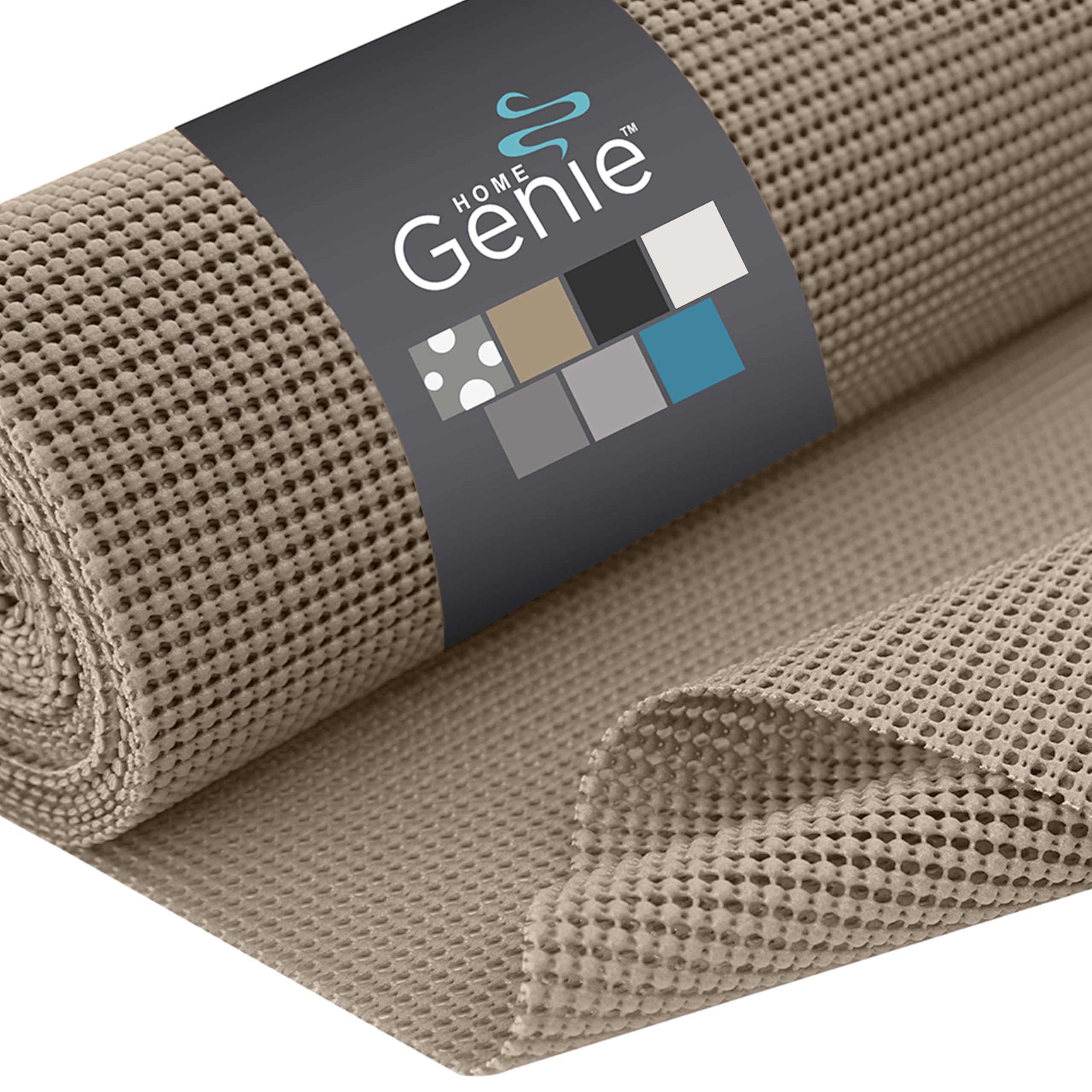 HOME GENIE Shelf Drawer and Cabinet Liner, Durable with Strong Grip, 12 in x 20 FT, Non Adhesive ... | Amazon (US)