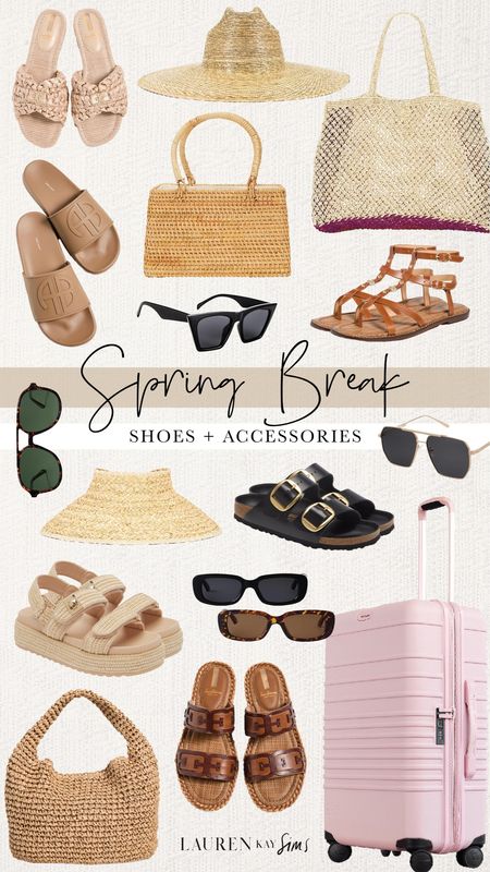 spring break shoes + accessories ☀️

#LTKtravel #LTKstyletip #LTKshoecrush