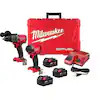 Milwaukee M18 FUEL 18- V Lithium-Ion Brushless Cordless Hammer Drill and Impact Driver Combo Kit (2-Tool) with (3) 5.0Ah Batteries 3697-22-48-11-1850 | The Home Depot