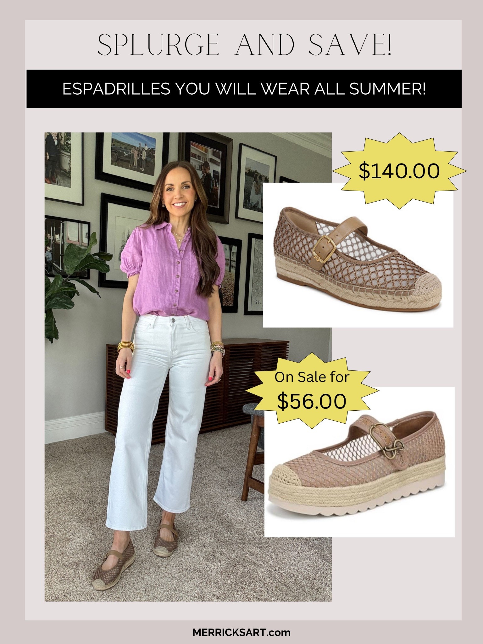 I love a good splurge and save! These Sam Edelman espadrilles have been on repeat since I found them about a month ago. I found a very similar pair at @Macys and they’re 30% off during their great shoe sale! 

#LTKSaleAlert #LTKgrwm #LTKootd