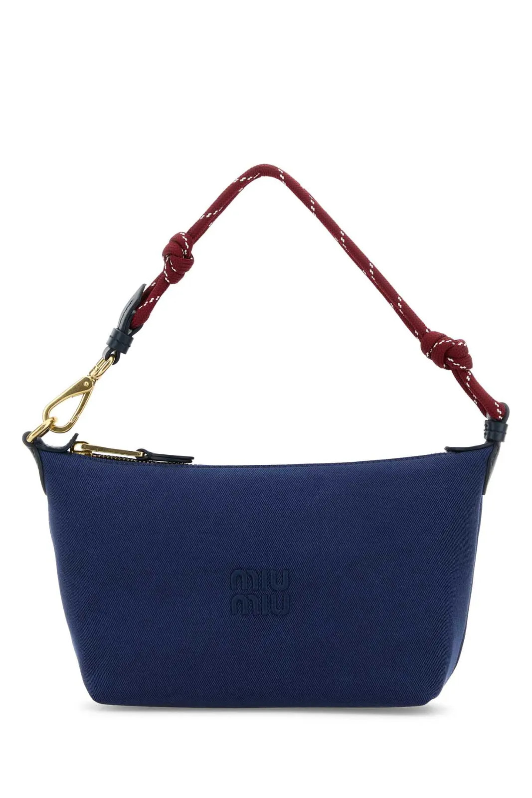Miu Miu Gabardine Zipped Shoulder Bag | Cettire Global