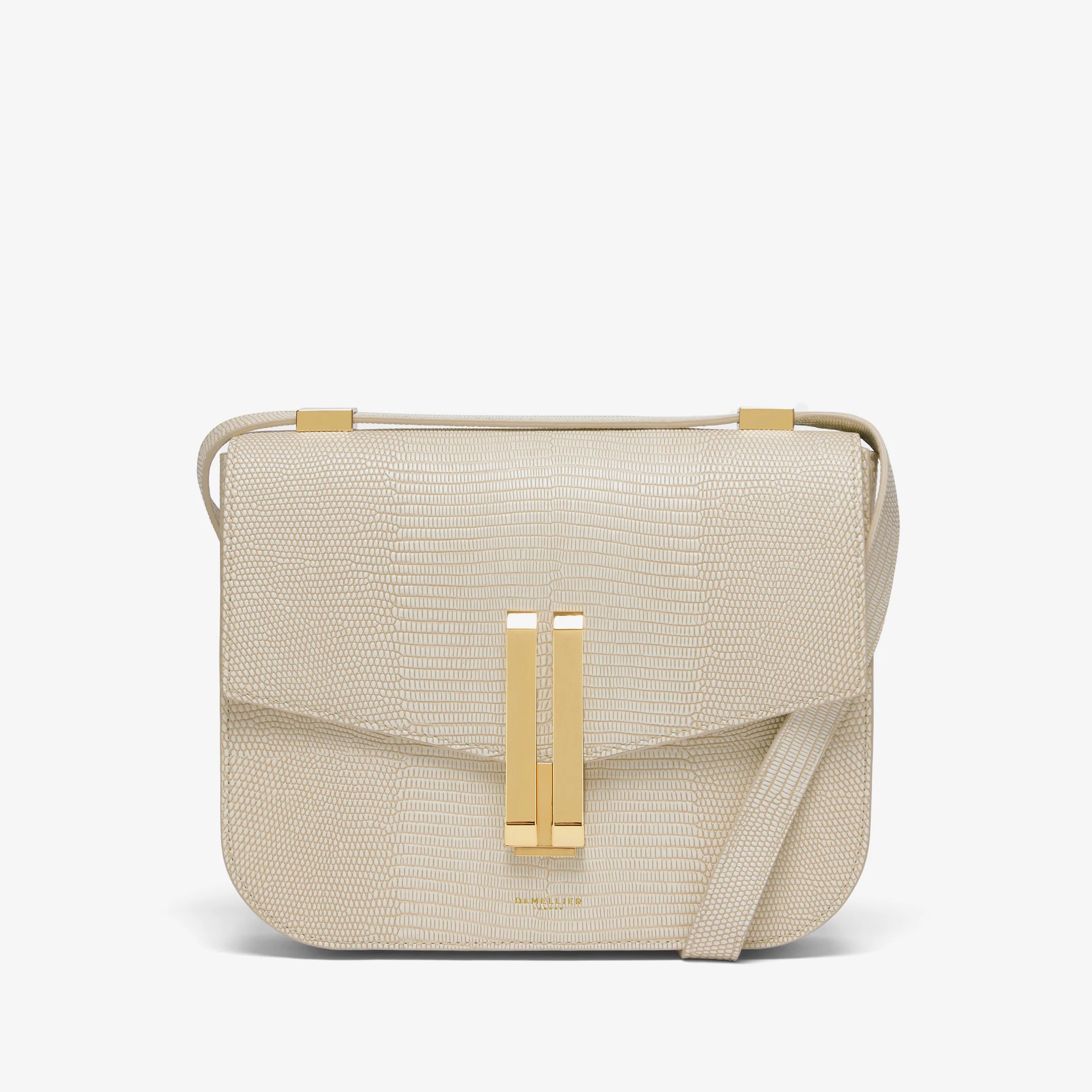 The Vancouver | Ecru Lizard-Effect | Demellier | DeMellier