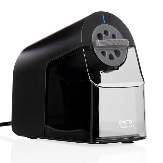 X-ACTO Pencil Sharpener, School Pro Electric Pencil Sharpener, With Six Size Dial, XL Shavings Bi... | Amazon (US)