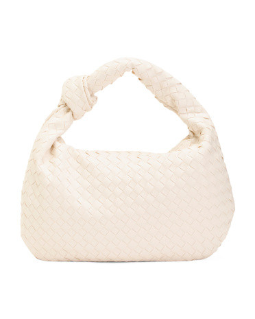 Vanessa Woven Hobo With Knot Handle | TJ Maxx