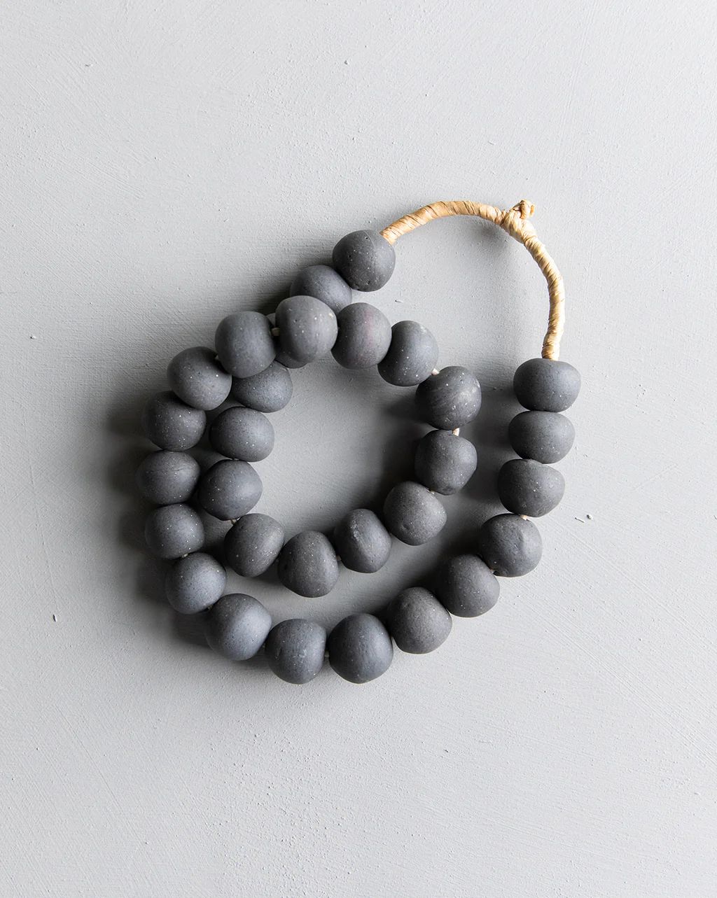 Found Storm Gray Beads | McGee & Co.