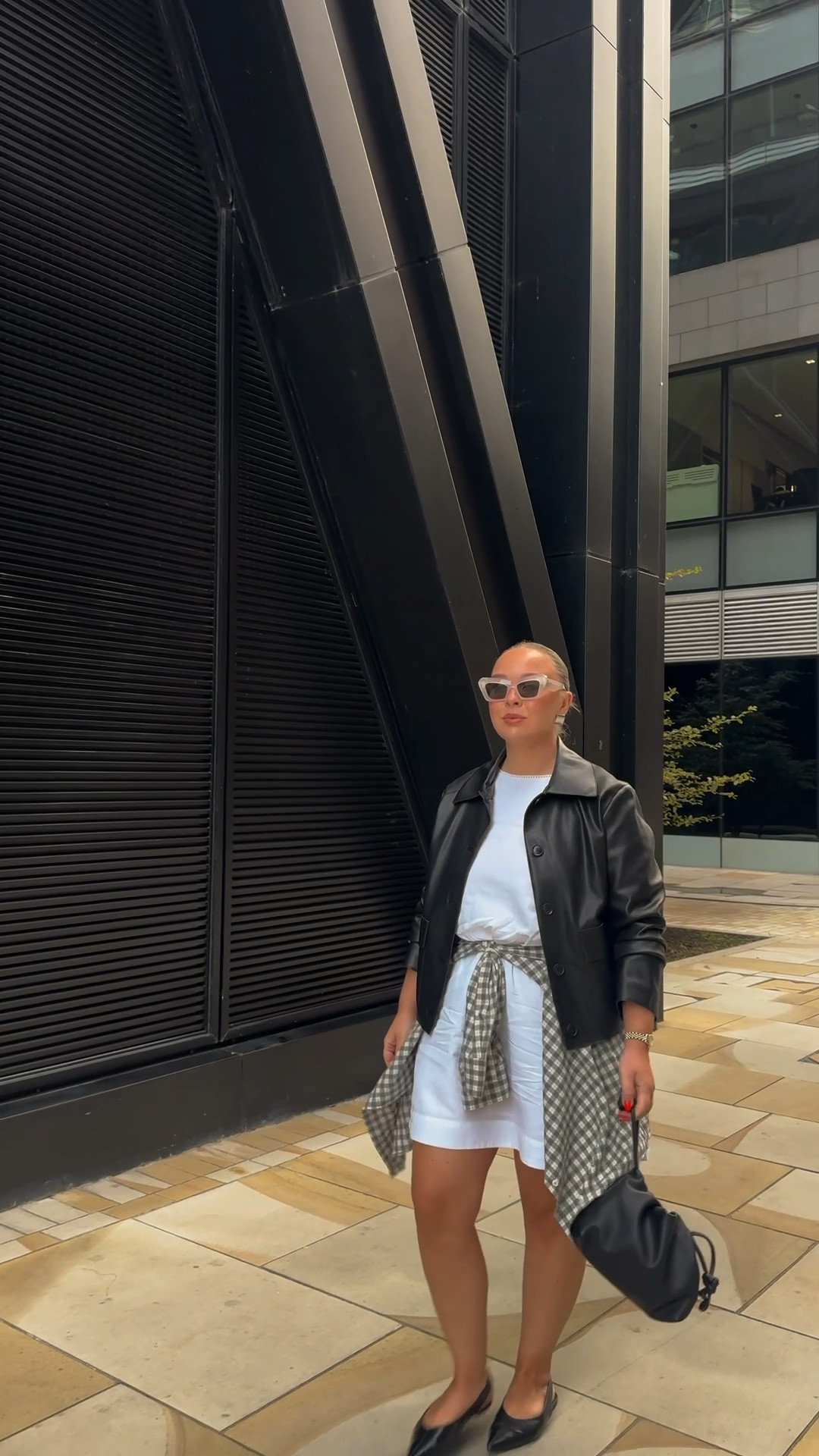 mixing seasons-maxing☀️🍂 I wear a medium in the dress! Linked a similar to other old items 

transitional outfit / transitional style / midsize outfits

#LTKmidsize #LTKuk #LTKautumn