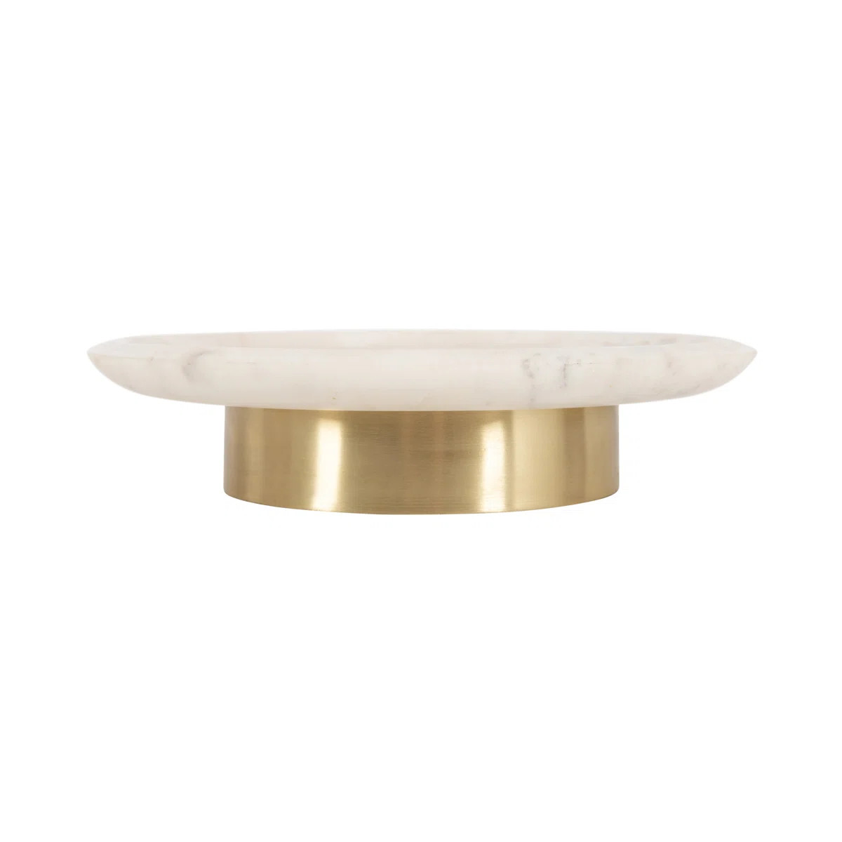 Round Marble Tray with Pedestal Design | Wayfair North America