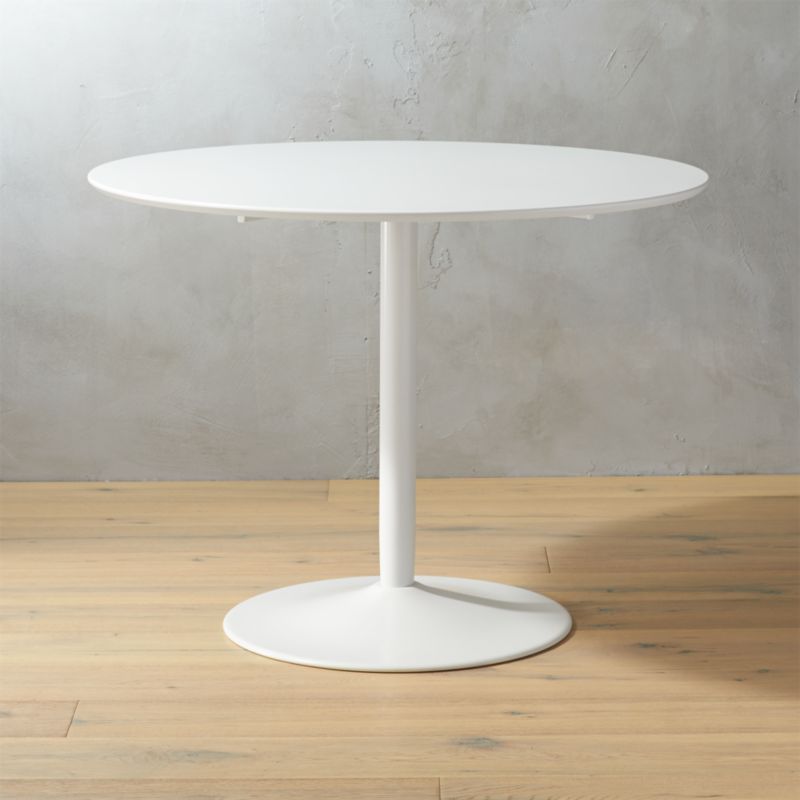 Odyssey White Tulip Dining Table + Reviews | CB2 | CB2
