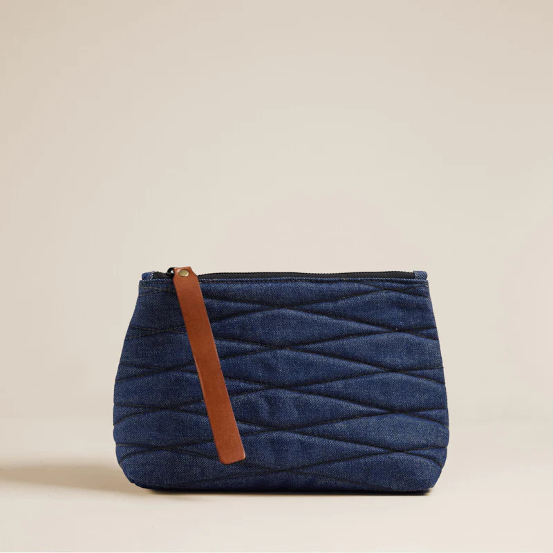 Bella Clutch - Denim Quilted | Parker Thatch